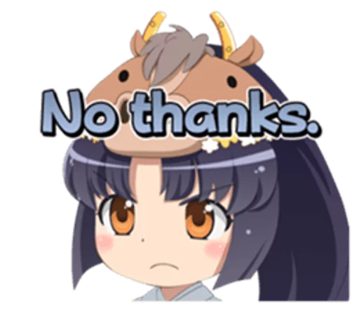 🙄 Стикер «Anime ?» для Telegram