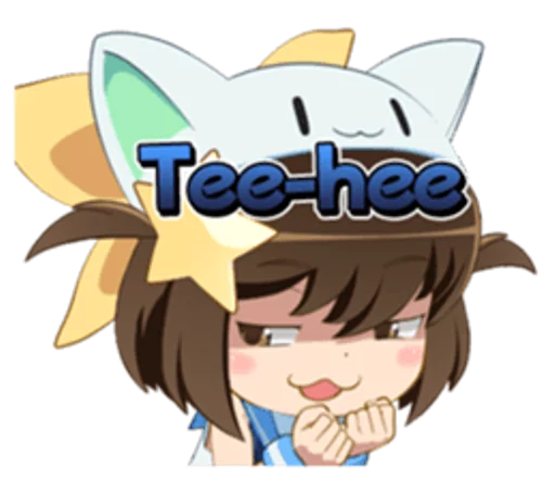 🌝 Стикер «Anime ?» для Telegram