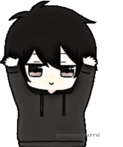 😁 Стикер «ANIME BOY» для Telegram