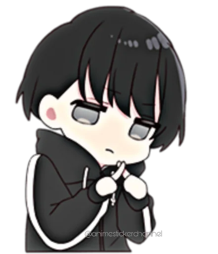 🙅‍♂ Стикер «ANIME BOY» для Telegram