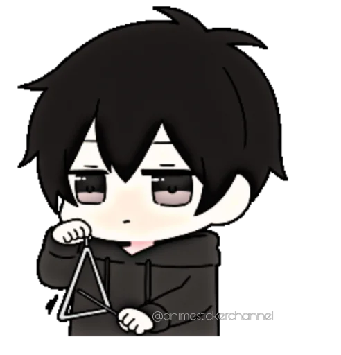 😊 Стикер «ANIME BOY» для Telegram
