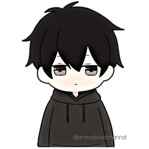 Стикерпак ANIME BOY для Telegram