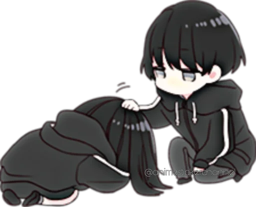 😊 Стикер «ANIME BOY» для Telegram