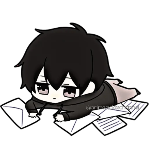 ☺️ Стикер «ANIME BOY» для Telegram