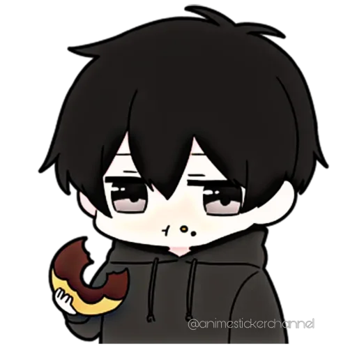 😋 Стикер «ANIME BOY» для Telegram