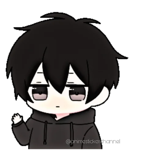 🙋‍♂ Стикер «ANIME BOY» для Telegram