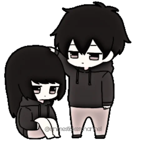 🥰 Стикер «ANIME BOY» для Telegram