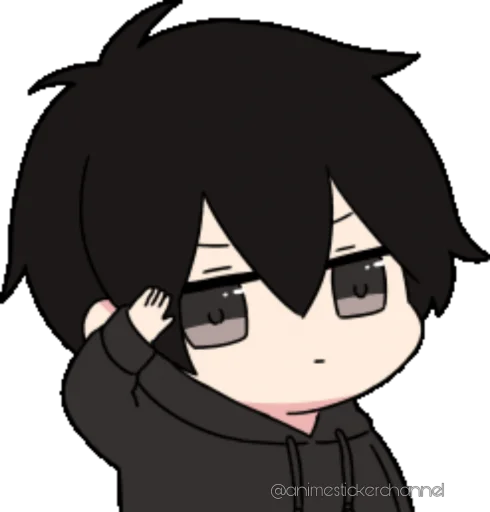 😁 Стикер «ANIME BOY» для Telegram