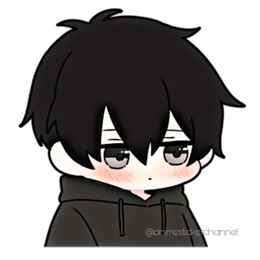 ☺️ Стикер «ANIME BOY» для Telegram