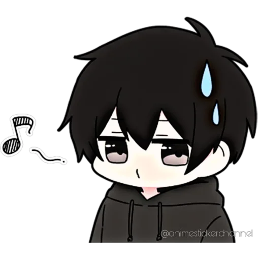 😅 Стикер «ANIME BOY» для Telegram