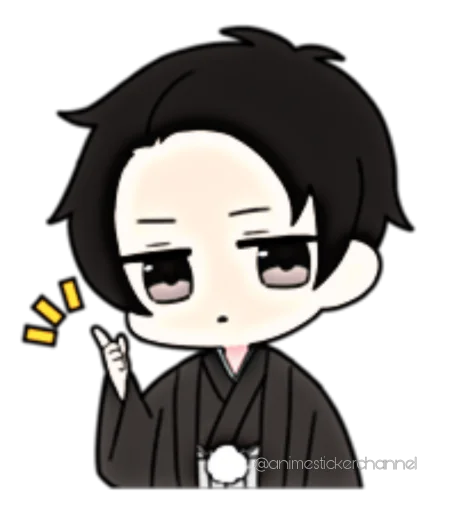 😁 Стикер «ANIME BOY» для Telegram