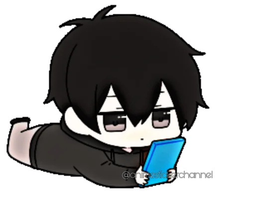 😁 Стикер «ANIME BOY» для Telegram