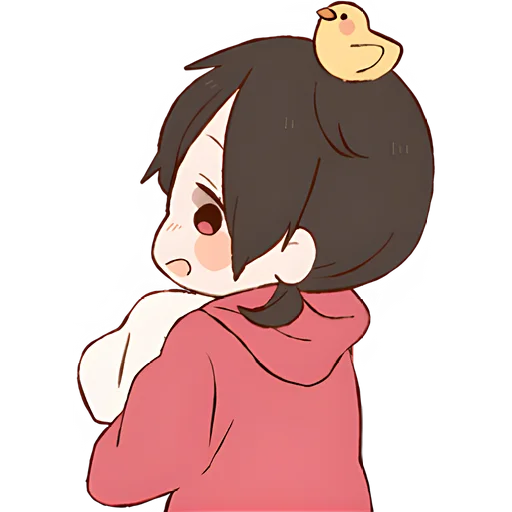 😔 Стикер «Анимешная парочка» для Telegram