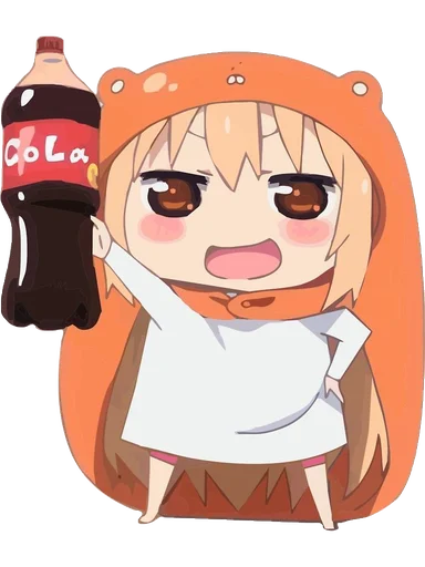 🥤 Стикер «Аниме тяночки» для Telegram