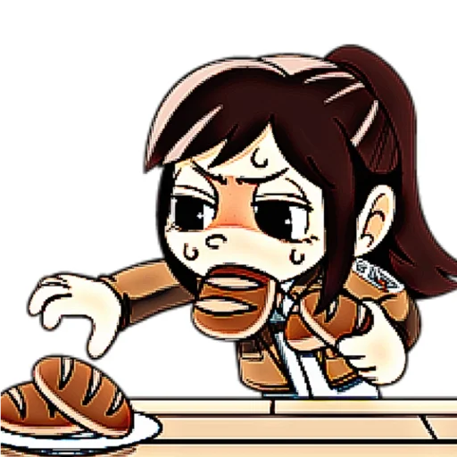 🥖 Стикер «Anime express yourself» для Telegram
