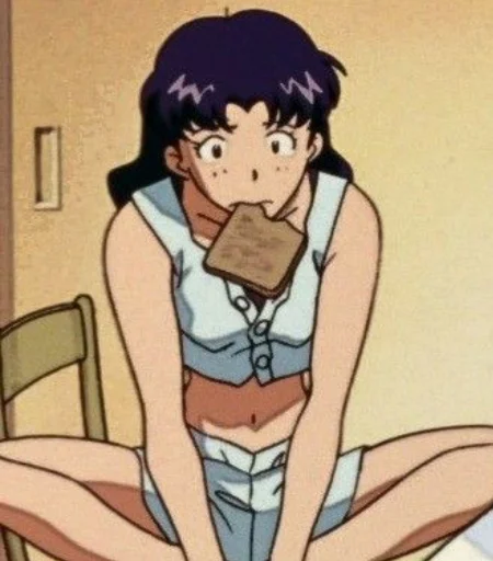 🍞 Стикер «Anime shit» для Telegram