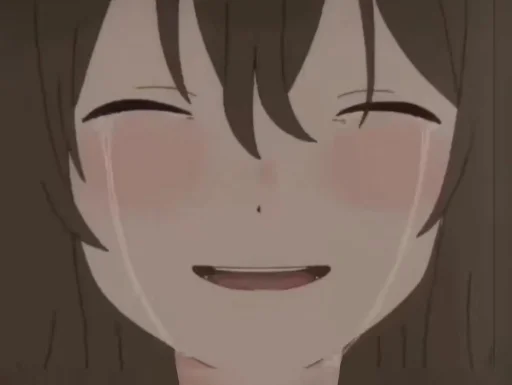 😭 Стикер «Anime shit» для Telegram