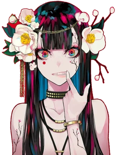 😈 Стикер «Anime Halloween» для Telegram