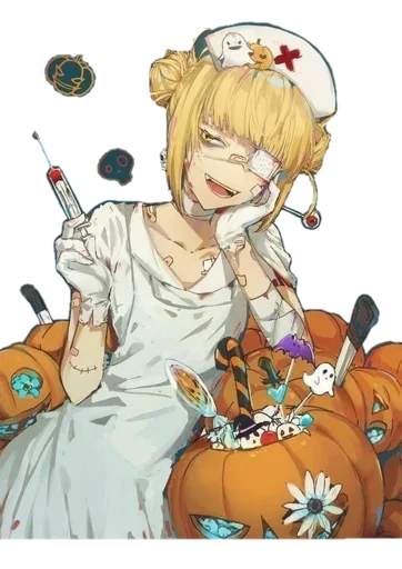 😈 Стикер «Anime Halloween» для Telegram