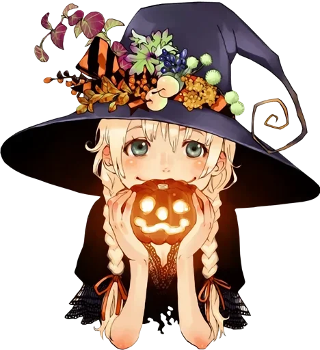 🙀 Стикер «Anime Halloween» для Telegram