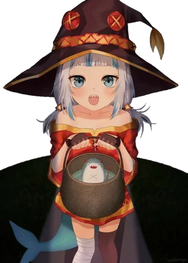 😈 Стикер «Anime Halloween» для Telegram