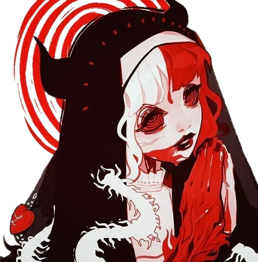 😈 Стикер «Anime Halloween» для Telegram