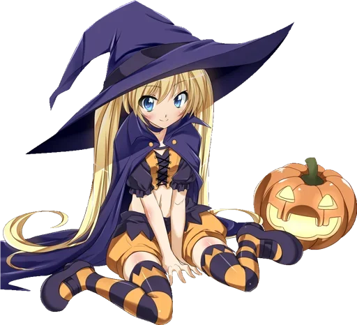 😈 Стикер «Anime Halloween» для Telegram