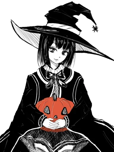 😈 Стикер «Anime Halloween» для Telegram