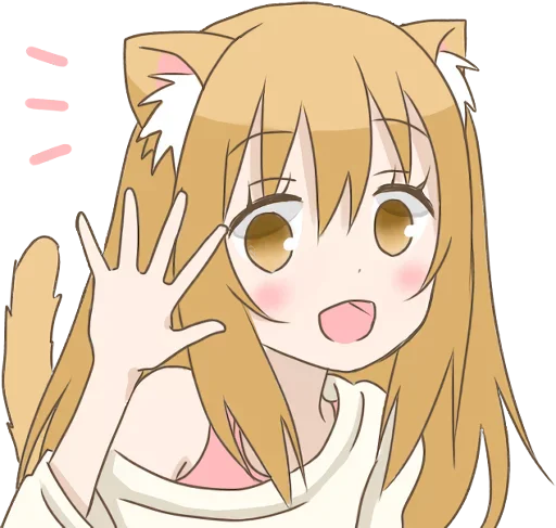 😀 Стикер «Happiness with hands» для Telegram