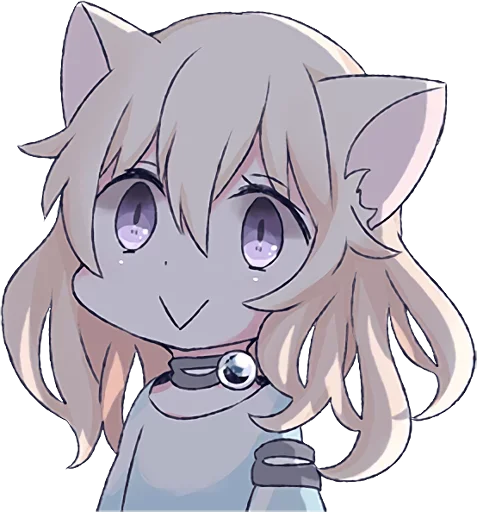 🥹 Стикер «Аниме кошечка» для Telegram