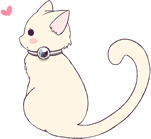 🐱 Стикер «Аниме кошечка» для Telegram