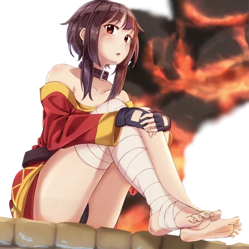 😁 Стикер «Anime Megumine» для Telegram