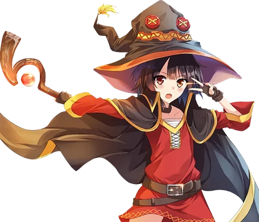 😄 Стикер «Anime Megumine» для Telegram