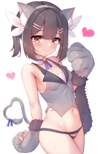 😸 Стикер «Anime pet» для Telegram