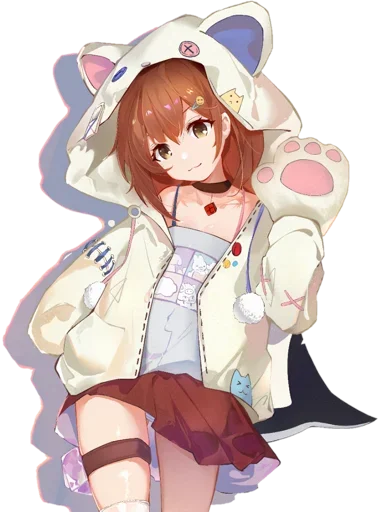 😸 Стикер «Anime pet» для Telegram