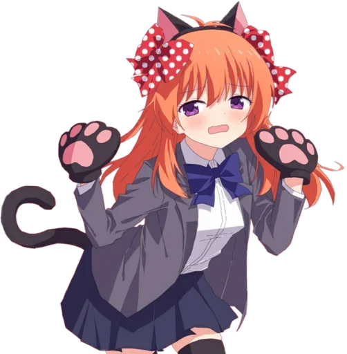 😸 Стикер «Anime pet» для Telegram