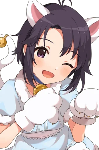 😸 Стикер «Anime pet» для Telegram