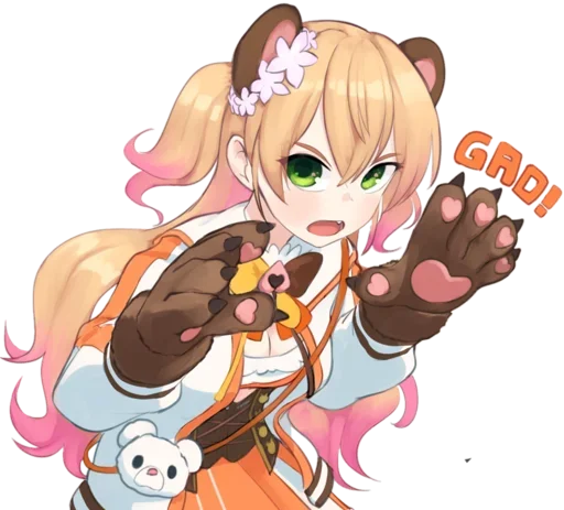 😸 Стикер «Anime pet» для Telegram