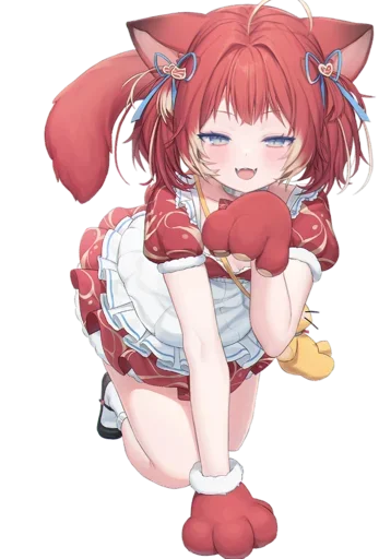 ☺️ Стикер «Anime pet» для Telegram