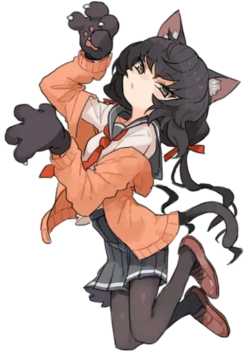 😸 Стикер «Anime pet» для Telegram