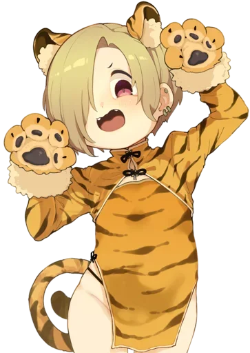 😸 Стикер «Anime pet» для Telegram