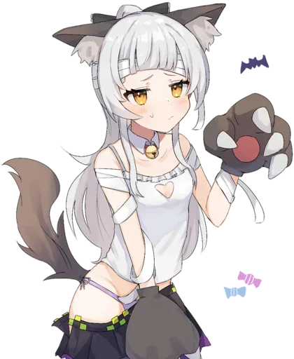 😸 Стикер «Anime pet» для Telegram