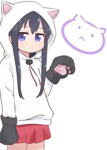 😸 Стикер «Anime pet» для Telegram