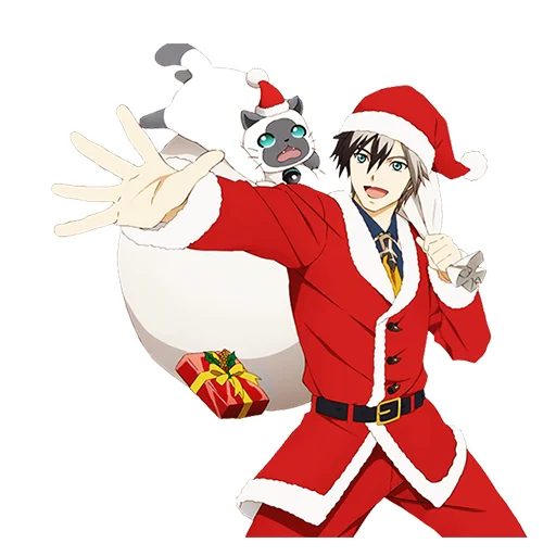 🎅 Стикер «Аниме Санта» для Telegram