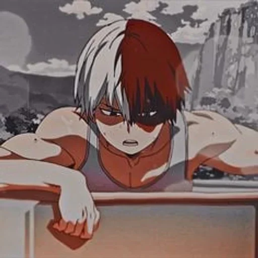 🧊 Стикер «Anime Shoto Todoroki» для Telegram