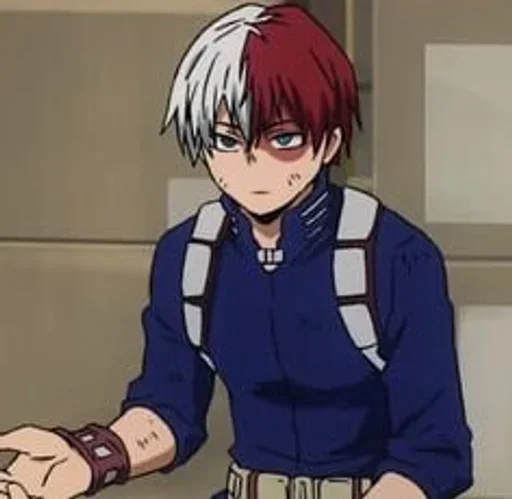 🧊 Стикер «Anime Shoto Todoroki» для Telegram