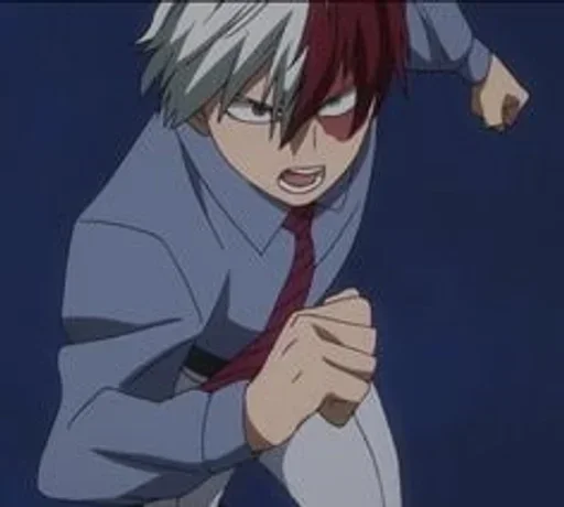 🧊 Стикер «Anime Shoto Todoroki» для Telegram