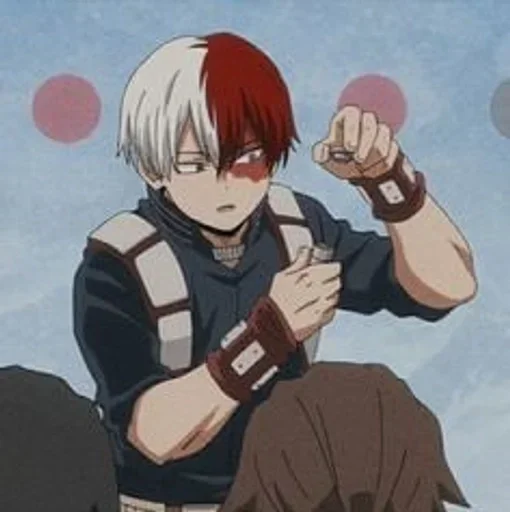 🧊 Стикер «Anime Shoto Todoroki» для Telegram