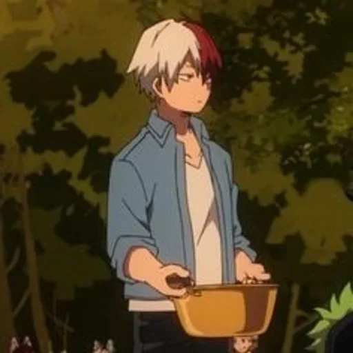 🧊 Стикер «Anime Shoto Todoroki» для Telegram