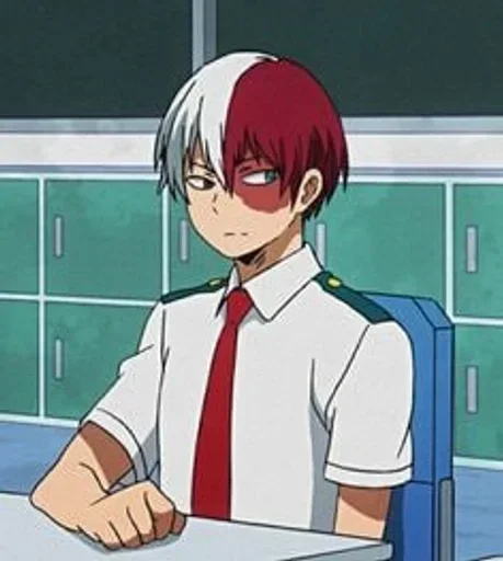 🧊 Стикер «Anime Shoto Todoroki» для Telegram
